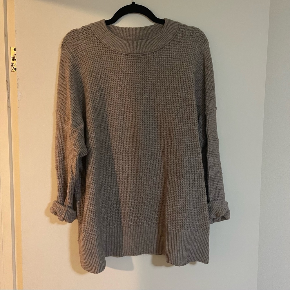 Aerie Tan Oversized Sweater size small